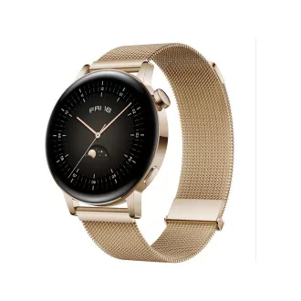Huawei Watch GT 3/Gold/Elegantes Band/Gold Huawei Watch GT 3/Gold/Elegantes Band/Gold