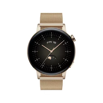 Huawei Watch GT 3/Gold/Elegantes Band/Gold Huawei Watch GT 3/Gold/Elegantes Band/Gold