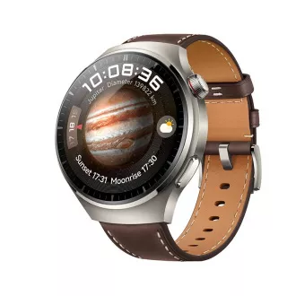 Huawei Watch 4 Pro/Titan/Elegantes Band/Braun Huawei Watch 4 Pro/Titan/Elegantes Band/Braun
