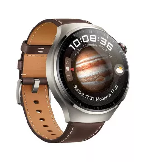 Huawei Watch 4 Pro/Titan/Elegantes Band/Braun Huawei Watch 4 Pro/Titan/Elegantes Band/Braun