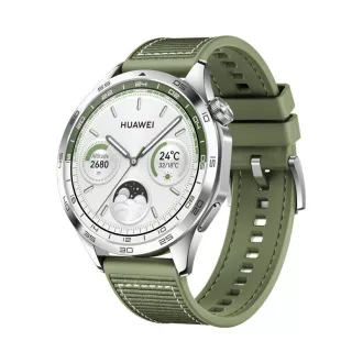 Huawei Watch GT 4/46mm/Silber/Elegantes Band/Grün