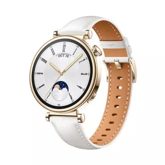 Huawei Watch GT 4/41mm/Gold/Elegantes Band/Weiß Huawei Watch GT 4/41mm/Gold/Elegantes Band/Weiß