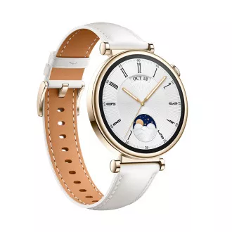 Huawei Watch GT 4/41mm/Gold/Elegantes Band/Weiß Huawei Watch GT 4/41mm/Gold/Elegantes Band/Weiß