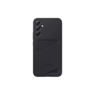 Samsung Backcover mit Kartenfach für Samsung Galaxy A34 Schwarz