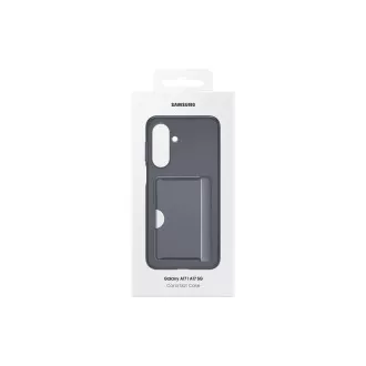 Samsung Backcover mit Kartenfach A17 Schwarz