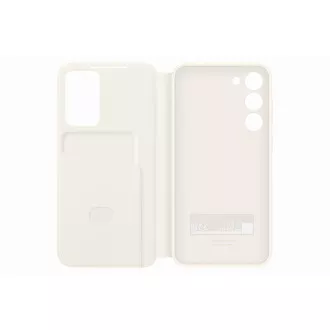 Samsung Flip Case Smart View für Samsung Galaxy S23+  Creme