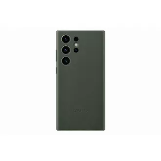 Samsung Leder Rückwand für Samsung Galaxy S23 Ultra Grün