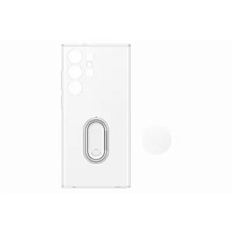 Samsung Transparente Hülle mit abnehmbarem Zubehörhalter für Samsung Galaxy S23 Ultra