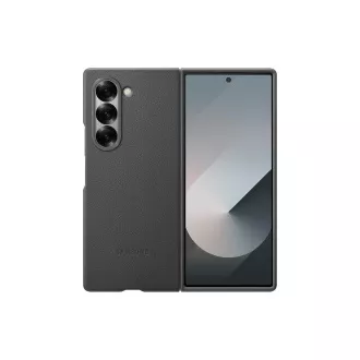 Samsung Vegan Leder Schutzhülle für Fold 6 Grau Samsung Vegan Leder Schutzhülle für Fold 6 Grau