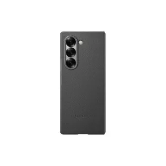 Samsung Vegan Leder Schutzhülle für Fold 6 Grau Samsung Vegan Leder Schutzhülle für Fold 6 Grau