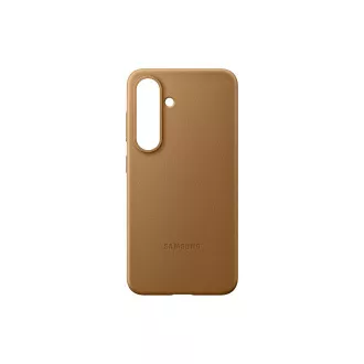 Samsung Veganes Leder Schutzhülle für Galaxy S25 Braun