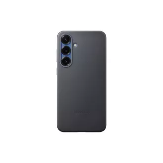 Samsung Vegan Leder Schutzhülle für Galaxy S25  Schwarz