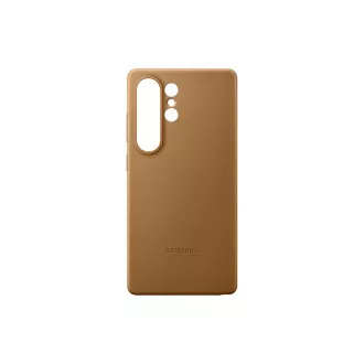 Samsung Veganes Leder Schutzhülle für Galaxy S25 Ultra Braun