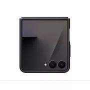 Samsung Vegan Leder Schutzhülle Flip7 Schwarz
