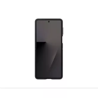 Samsung Vegan Leder Schutzhülle Flip7 Schwarz