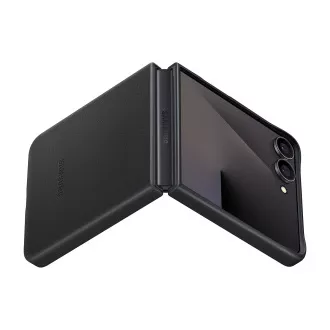 Samsung Vegan Leder Schutzhülle Flip7 Schwarz