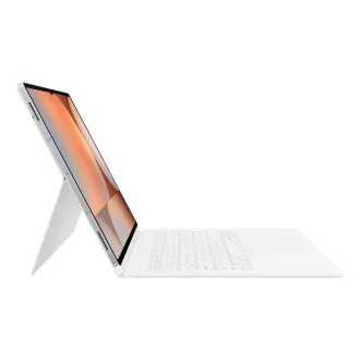 Samsung Schutzhülle mit Tastatur und Touchpad für Tab S10 Ultra/S9 Ultra Weiß