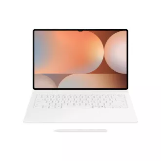 Samsung Schutzhülle mit Tastatur und Touchpad für Tab S10 Ultra/S9 Ultra Weiß