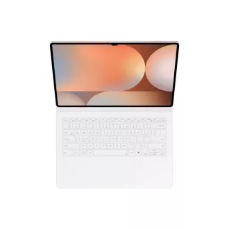 Samsung Schutzhülle mit Tastatur und Touchpad für Tab S10 Ultra/S9 Ultra Weiß