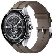Xiaomi Watch 2 Pro/46mm/Silber/Elegantes Band/Braun