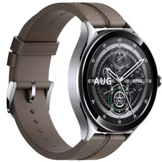 Xiaomi Watch 2 Pro/46mm/Silber/Elegantes Band/Braun Xiaomi Watch 2 Pro/46mm/Silber/Elegantes Band/Braun