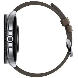 Xiaomi Watch 2 Pro 4G LTE/46mm/Silber/Elegantes Band/Braun - Gebraucht