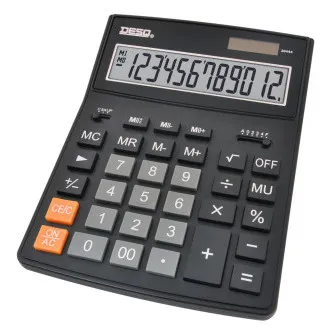 DESQ XXL Taschenrechner, schwarz