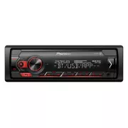 Pioneer MVH-S320BT Autoradio mit USB und Bluetooth rot