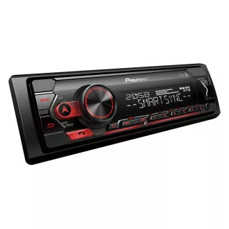 Pioneer MVH-S320BT Autoradio mit USB und Bluetooth rot