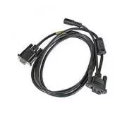 Kabel: RS232, schwarz, DB9, 5V, 2,9m (9,5') gerade, Externe IO