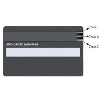 Drei-Fuß-Magnetkartenleser MSR-100A, USB-COM, schwarz
