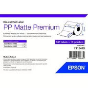 PP Mattes Etikett Premium, 76mm x 51mm, 535 Etiketten