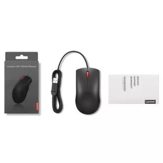 Lenovo 120/Büro/Optisch/1 600 DPI/Kabellos USB/Schwarz Lenovo 120/Büro/Optisch/1 600 DPI/Kabellos USB/Schwarz