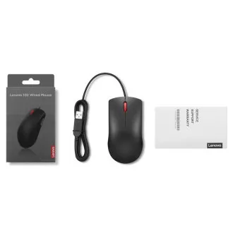 Lenovo 120/Büro/Optisch/1 600 DPI/Kabellos USB/Schwarz Lenovo 120/Büro/Optisch/1 600 DPI/Kabellos USB/Schwarz