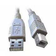USB-Kabel Typ AB, Länge 3m HQ Schwarz
