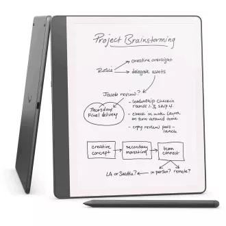 E-Book Amazon Kindle Scribe 2024 (16 GB), Premium Stift, Wolfram, OHNE WERBUNG