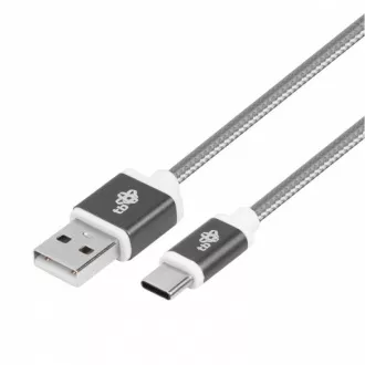 TB Kabel USB - USB C 1,5 m graues Band