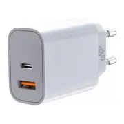 TB Ladegerät USB-C   USB-A 2x3A weiß