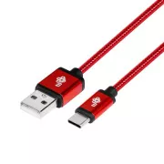 TB Touch Kabel USB - USB C 1,5 m rubinrot