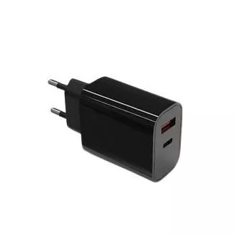 TB Touch USB-C   USB-A schwarzes Ladegerät