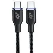 TB USB C - USB C 60W Glamour Kabel 1,5m schwarz