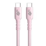 TB USB C - USB C 60W Jelly Kabel 1m rosa