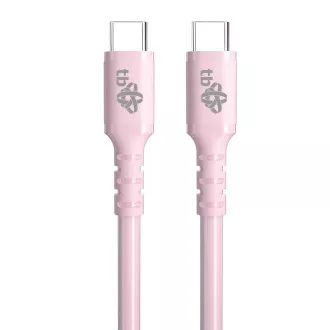 TB USB C - USB C 60W Jelly Kabel 1m rosa TB USB C - USB C 60W Jelly Kabel 1m rosa