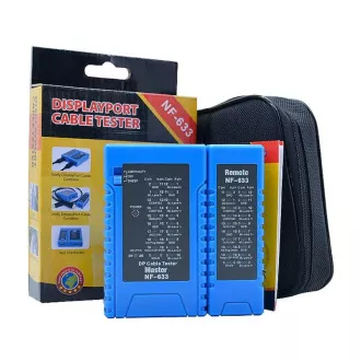 W-Star DisplayPort Kabeltester WSNF633BL, DP, 20 LEDs, Schirmungstest, Remote-Modul W-Star DisplayPort Kabeltester WSNF633BL, DP, 20 LEDs, Schirmungstest, Remote-Modul