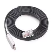 W-Star Reduzierstück USBC/RJ45, 1,5m, Konsolenkabel RS232, UC-RJ45RS232