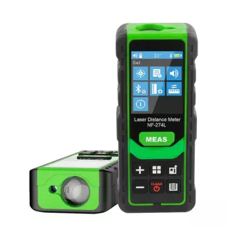 W-Star Laser-Entfernungsmesser WSNF274L, 80m, Sprache, BT, grüner Strahl, Addition, Subtraktion