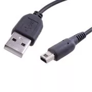Avacom USB-Kabel (2.0), USB A-Stecker - Nintendo 3DS-Stecker, 1,2 m, rund, schwarz