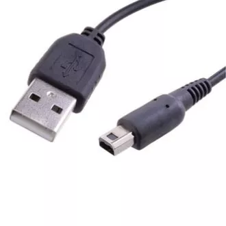 Avacom USB-Kabel (2.0), USB A-Stecker - Nintendo 3DS-Stecker, 1,2 m, rund, schwarz Avacom USB-Kabel (2.0), USB A-Stecker - Nintendo 3DS-Stecker, 1,2 m, rund, schwarz