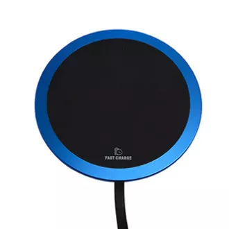 All New, Drahtloses Ladegerät, ultraflach, für Telefon, blau, 5/9V, 10W, Überhitzungsschutz, Qi All New, Drahtloses Ladegerät, ultraflach, für Telefon, blau, 5/9V, 10W, Überhitzungsschutz, Qi