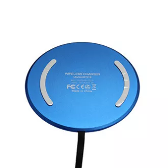 All New, Drahtloses Ladegerät, ultraflach, für Telefon, blau, 5/9V, 10W, Überhitzungsschutz, Qi All New, Drahtloses Ladegerät, ultraflach, für Telefon, blau, 5/9V, 10W, Überhitzungsschutz, Qi